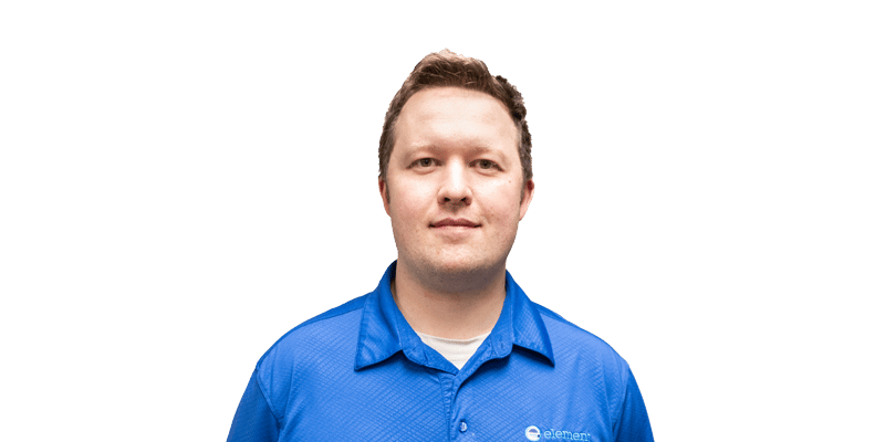 Portrait of Jesse Newton, Metallurgical Engineer and Failure Analyst at Element Detroit Wixom