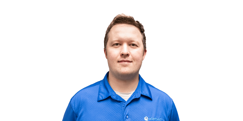 Portrait of Jesse Newton, Metallurgical Engineer and Failure Analyst at Element Detroit Wixom
