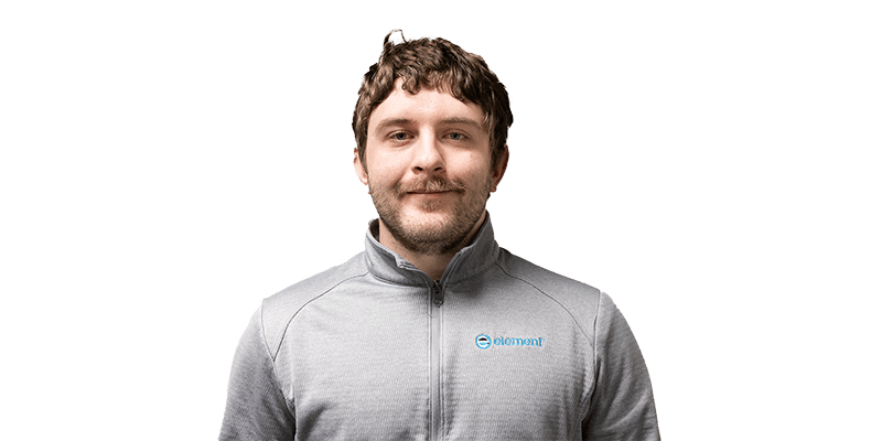 Portrait of Maxwell Mayhew, Metallurgical Engineer at Element Detroit Wixom