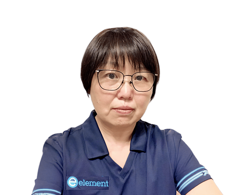 Portrait of Ming Zhou, Principal Metallurgist and Failure Analyst at Element Broken Arrow