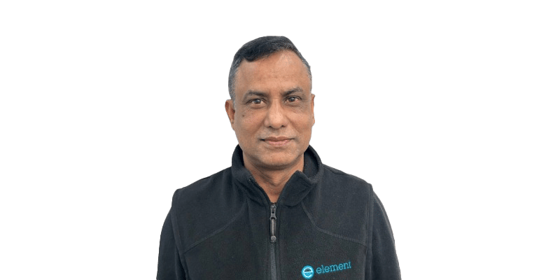 Portrait of Rubaiyat Khondker, Technical Manager for Building Product Testing at Element Oakville