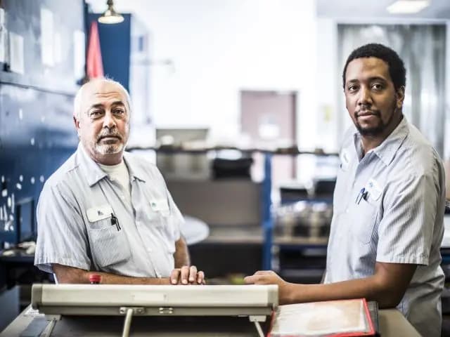 image of two men staring at the camera ready to do what is right