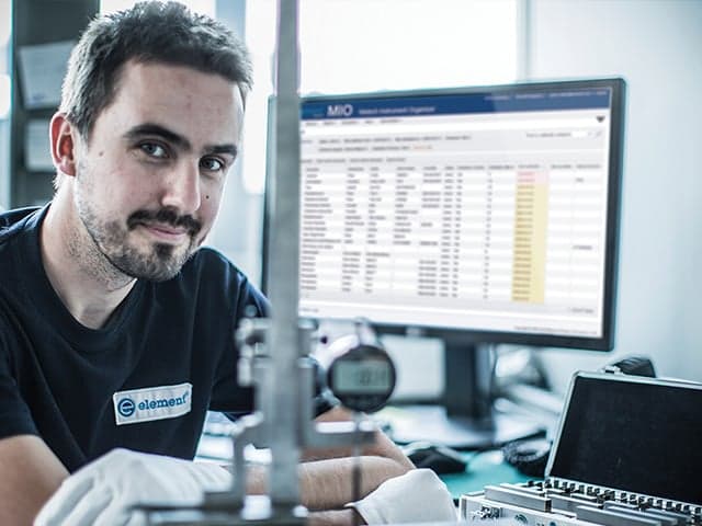 Element Metech-Kalibrierung