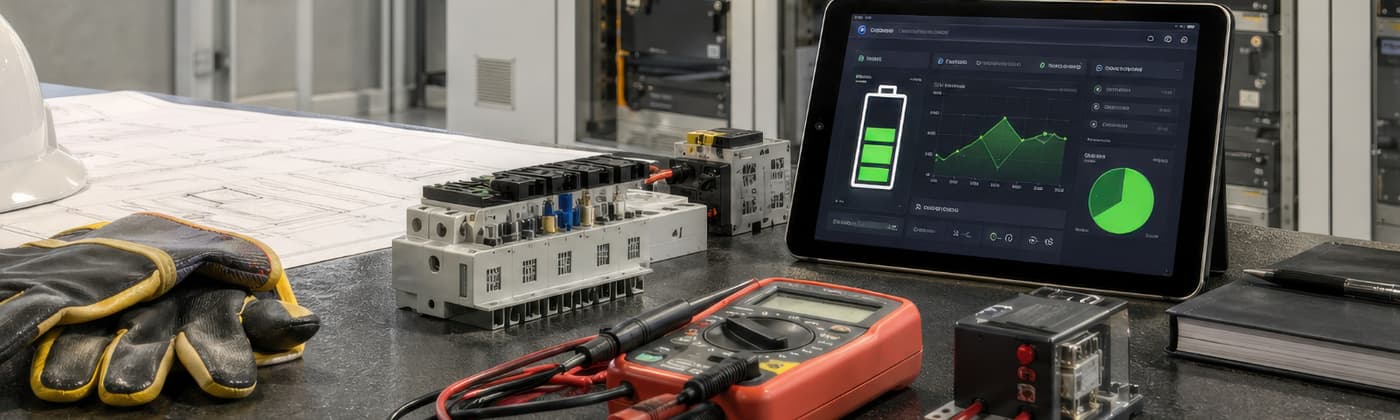 Lithium-ion battery cells arranged for testing