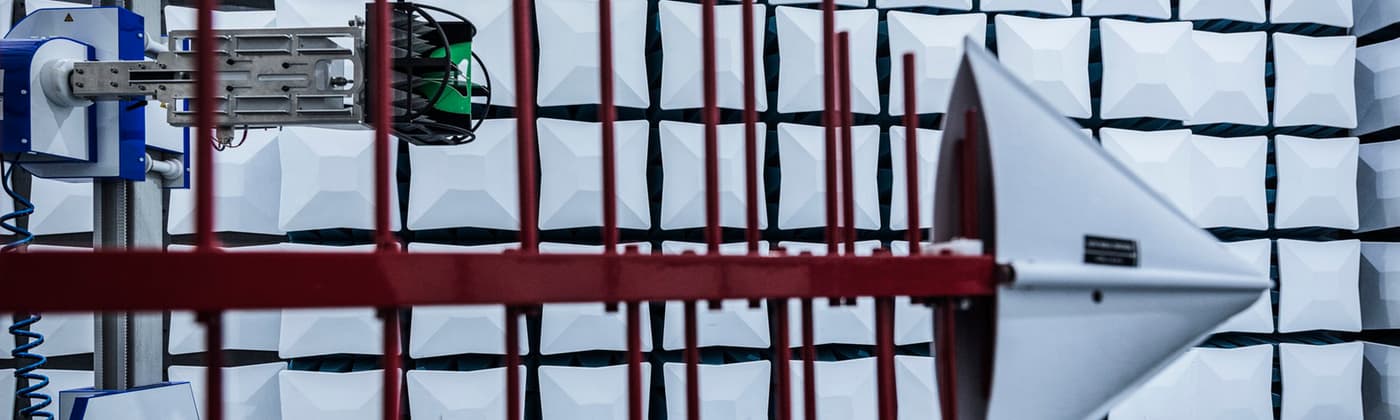 An EMC test in progress at Element