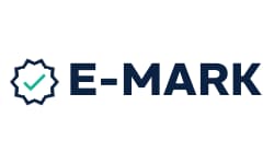 Check mark next to the word E-Mark