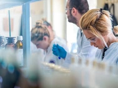 image of scientists in a lab
