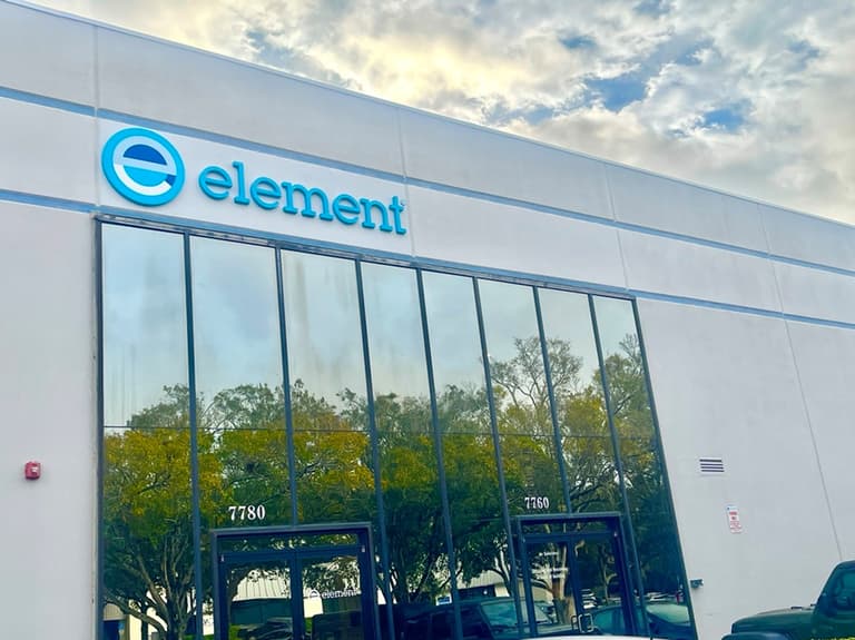 Entrance to Element Melbourne Testing Center of Technical Excellence