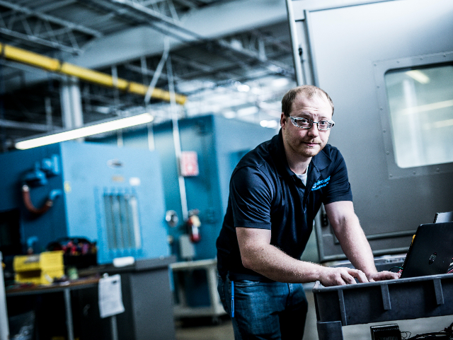 Element expert performing Environmental Test in Lab